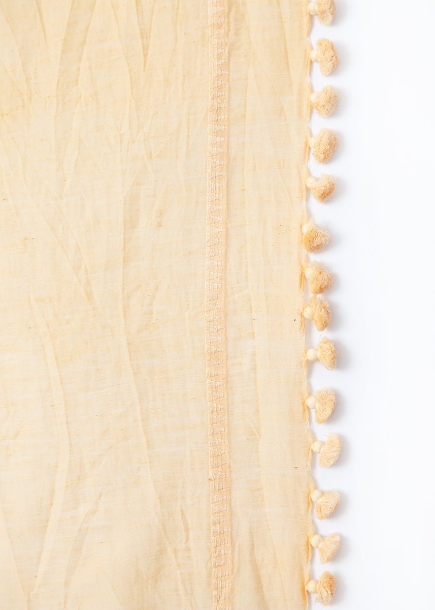 Dupatta Plain Shawl, Wheat