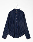 Rosa Double Stripe Top - Natural Indigo