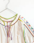 Sirena Dress Long Sleeves - Multicolor on Natural