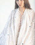 Dupatta Amrita Jamdani - White