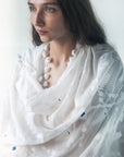 Dupatta Amrita Jamdani - White