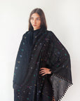 Dupatta Fragment Jamdani - Black