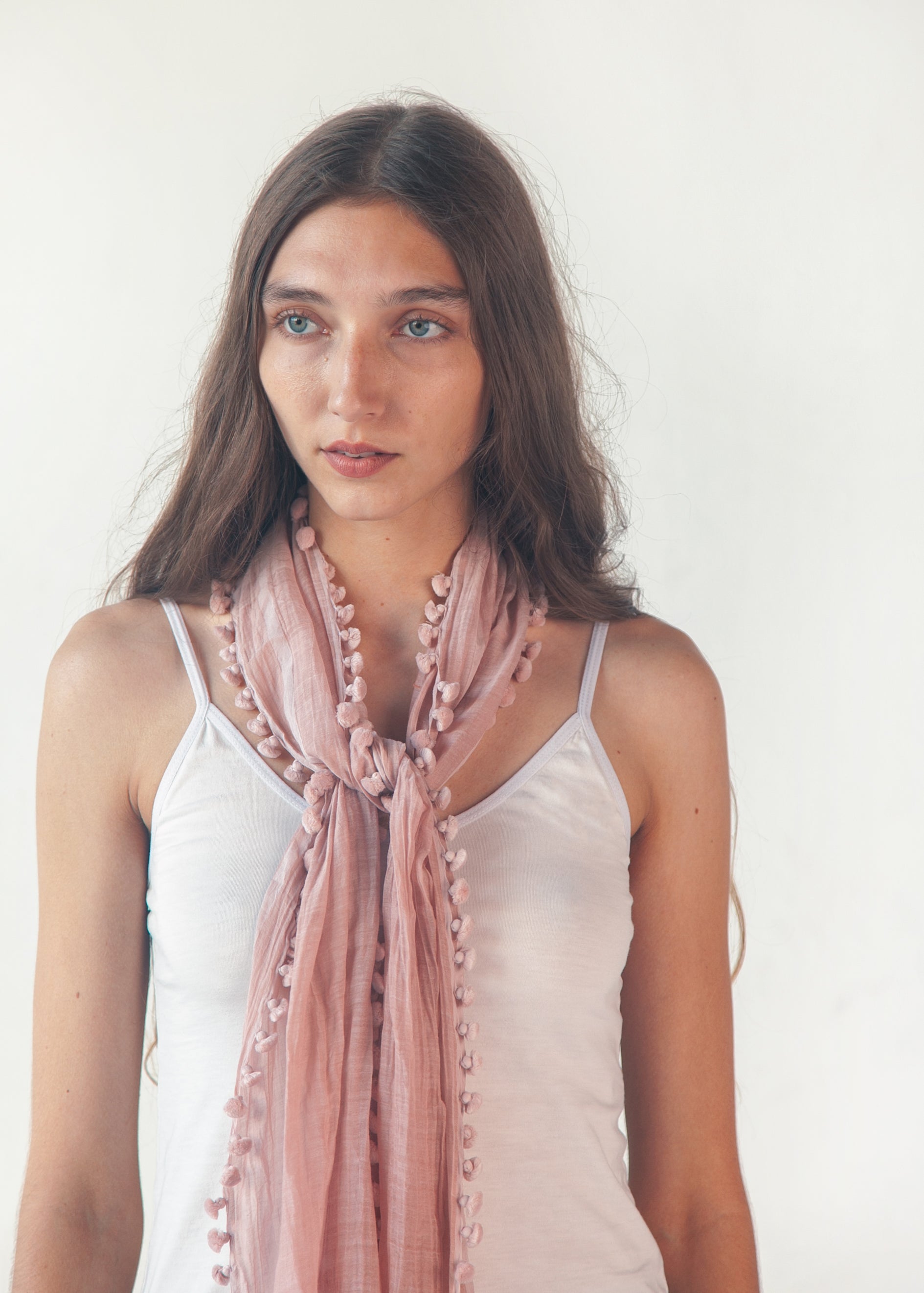 Dupatta Plain Scarf - Mauve