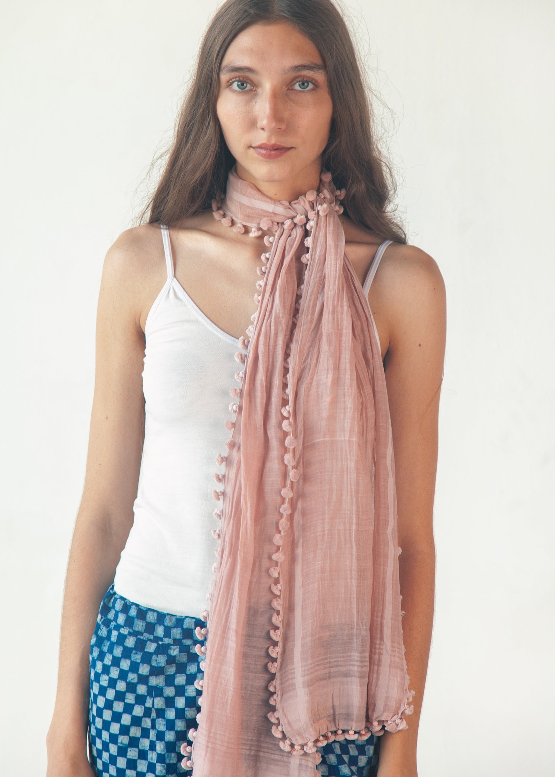 Dupatta Plain Scarf - Mauve