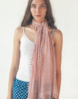Dupatta Plain Scarf - Mauve