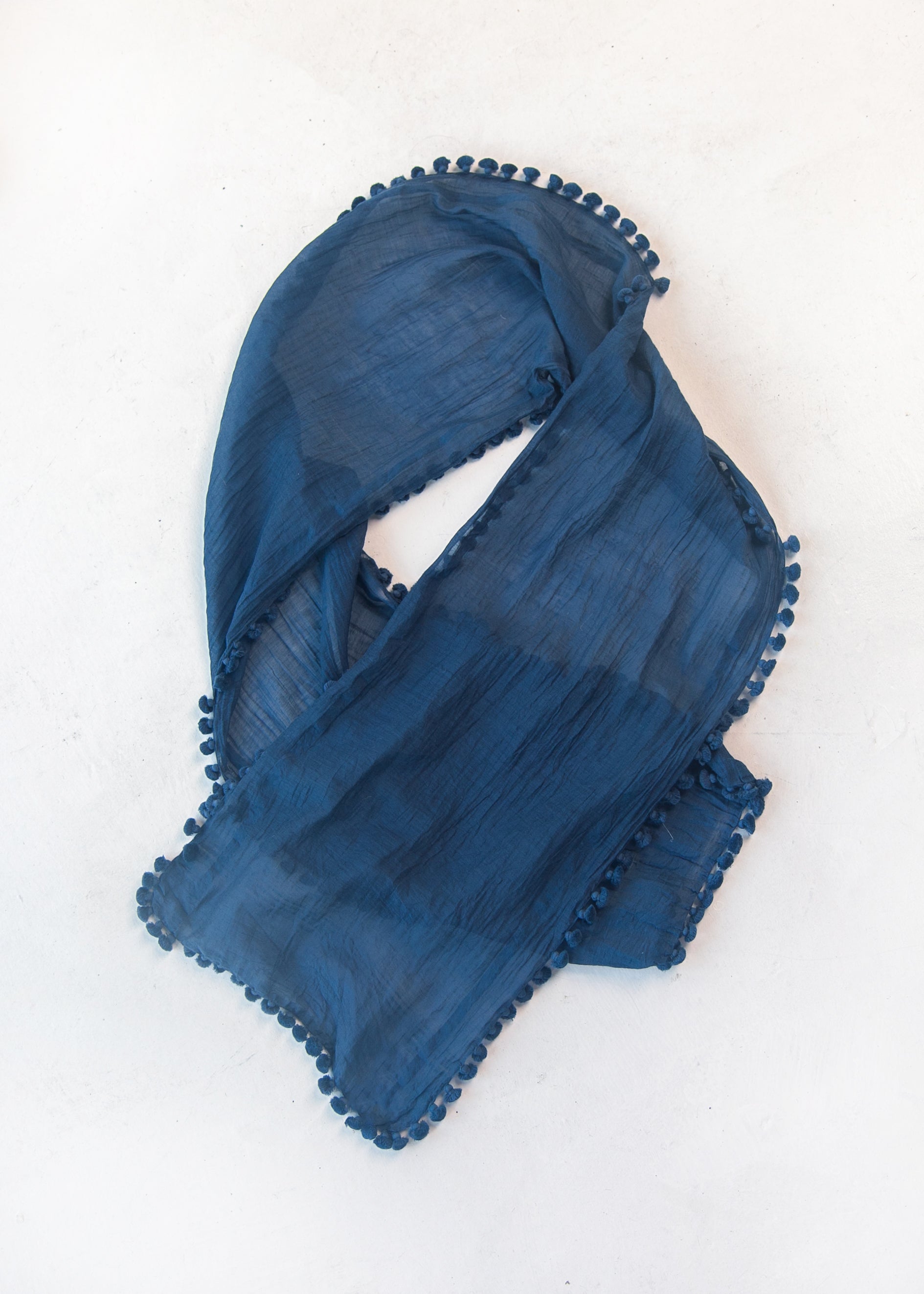 Dupatta Plain Scarf - Midnight