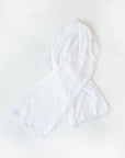 Dupatta Plain Scarf - White