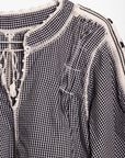 Sirena Top Gingham - Black
