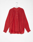 Bheeti Tiny Checks Top - Red