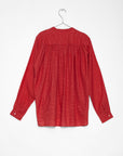 Bheeti Tiny Checks Top - Red