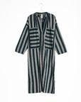 Pocket Caftan - Teal Stripe by Two