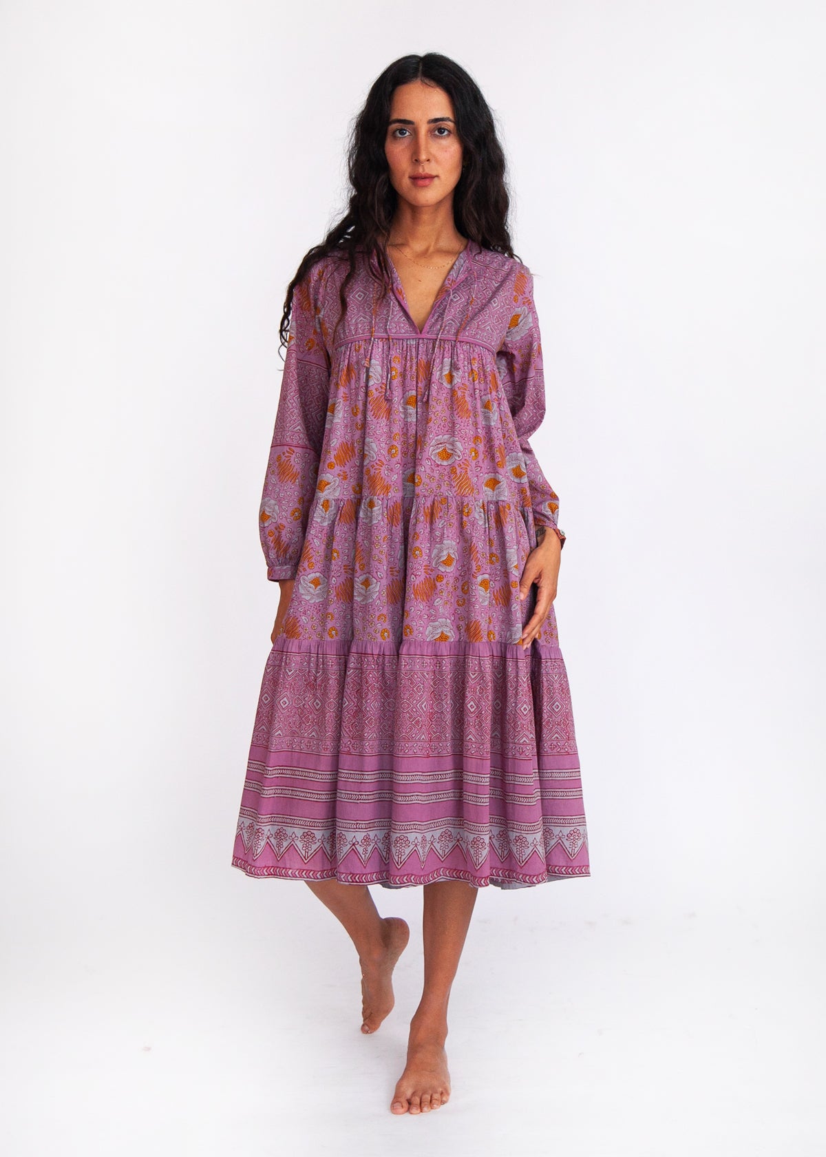 Yamini Booj Dress Overdye, Grey