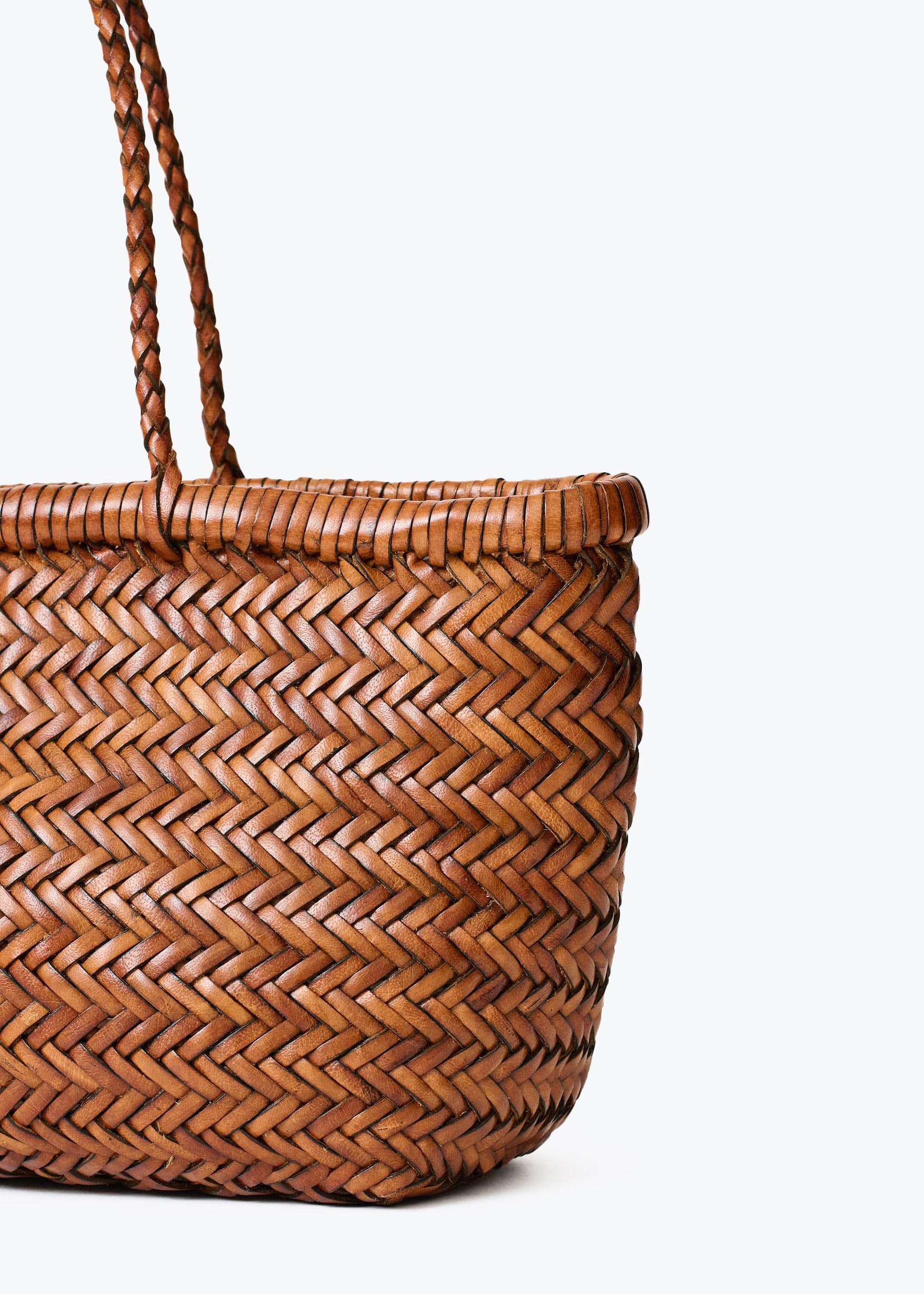 Dragon Diffusion Bamboo Triple Jump Small Bag Tan