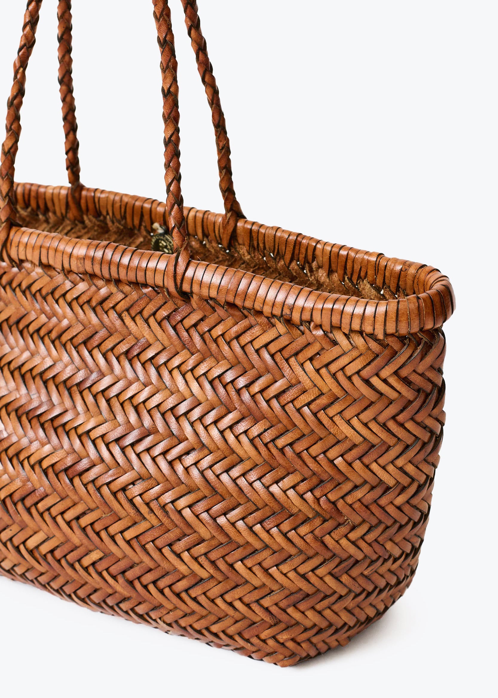 Dragon Diffusion Bamboo Triple Jump Small Bag Tan