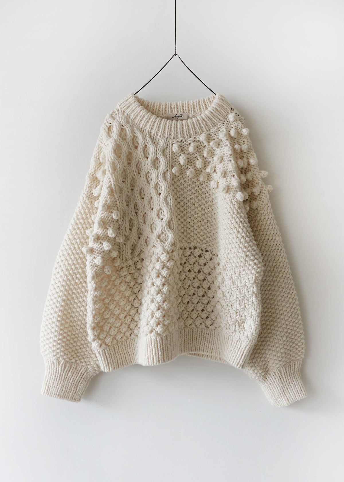 Peru Hand Knit Pullover by Ichi Antiquités