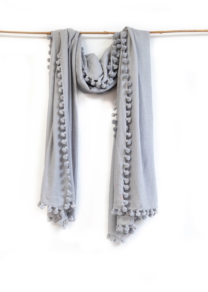Dupatta Noor Shawl, Silver