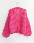 Hilma Pujpu Cardigan, Fuchsia