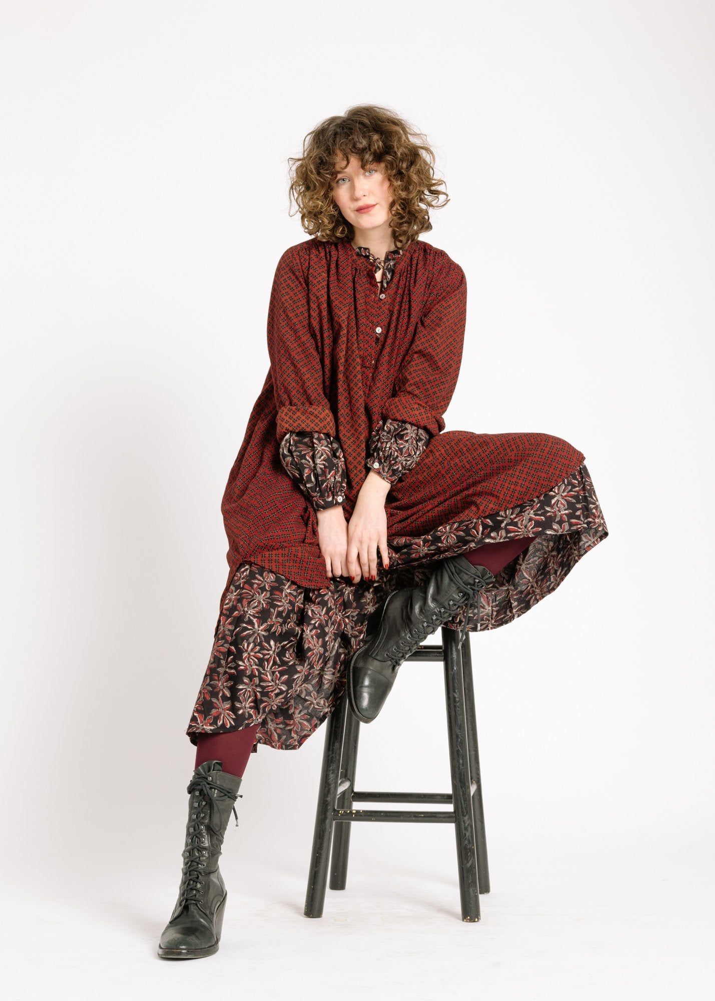 Bheeti Taara Dress, Madder