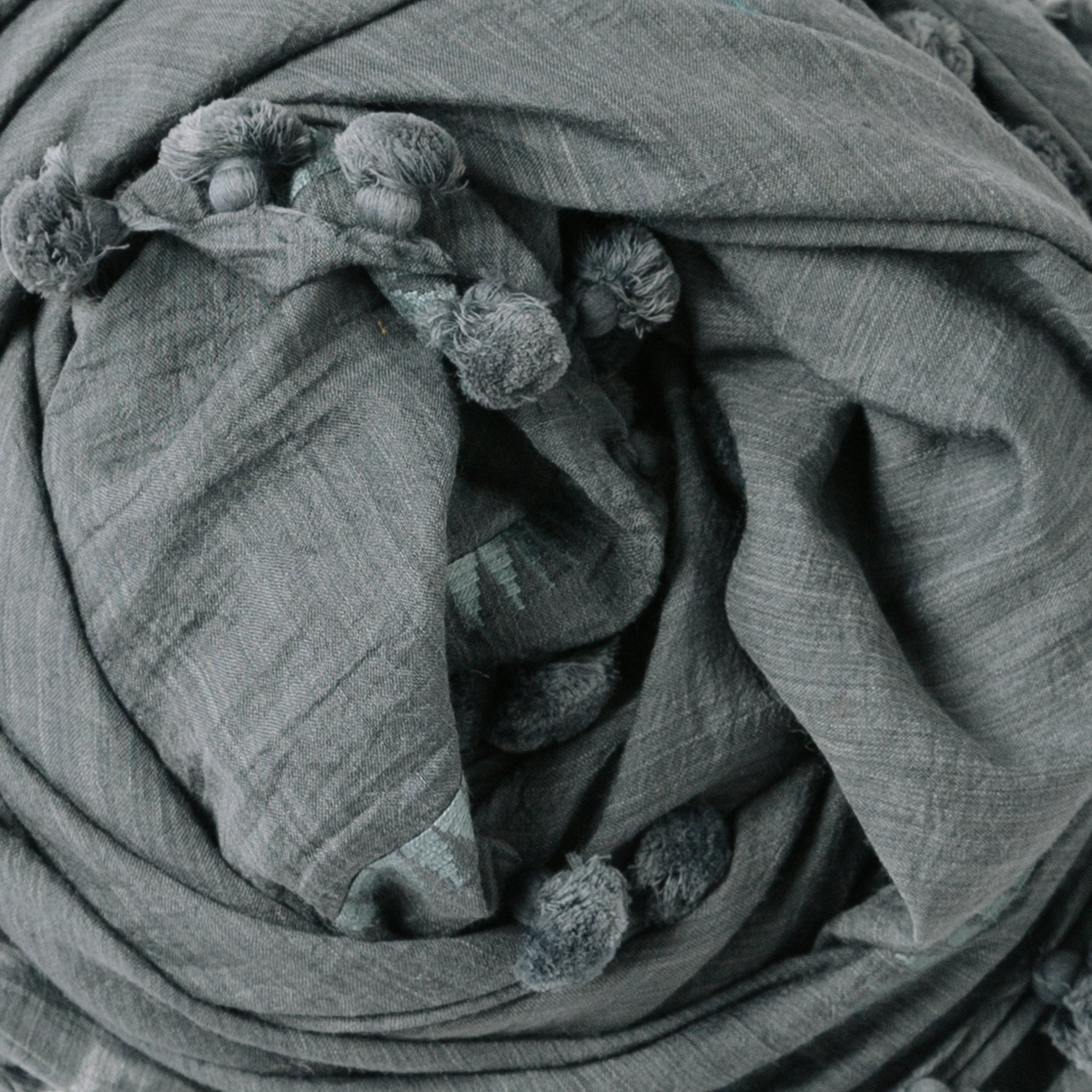 Dupatta Natural Shawl, Charcoal