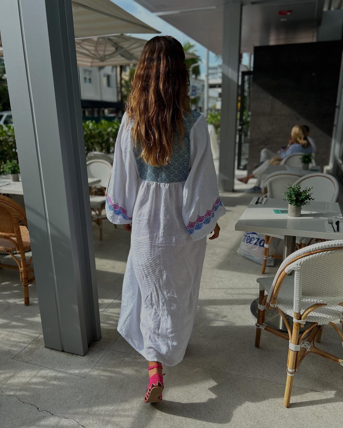 Nina Leuca Levante Long Dress - White