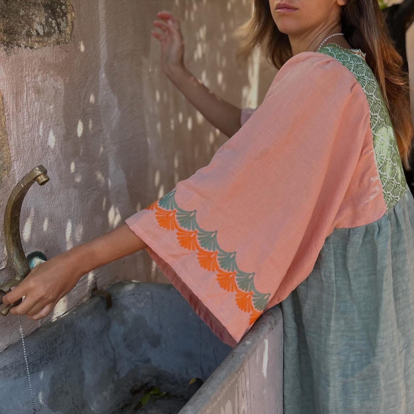 Nina Leuca Levante Long Dress - Rose