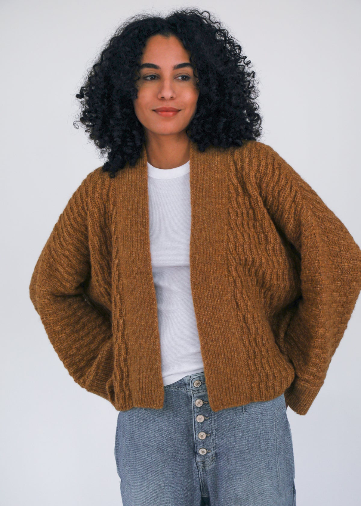 Kimono Pujpu Jacket - Camel