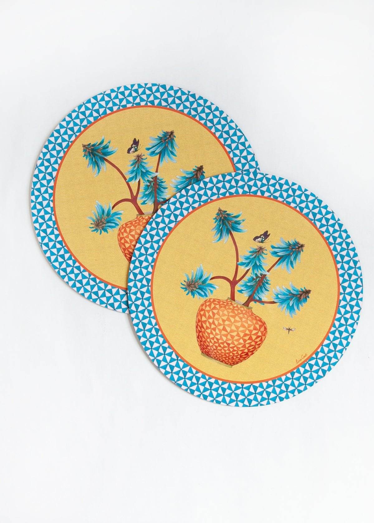 Lisa Corti Masonite Placemats Diam. 13.5"