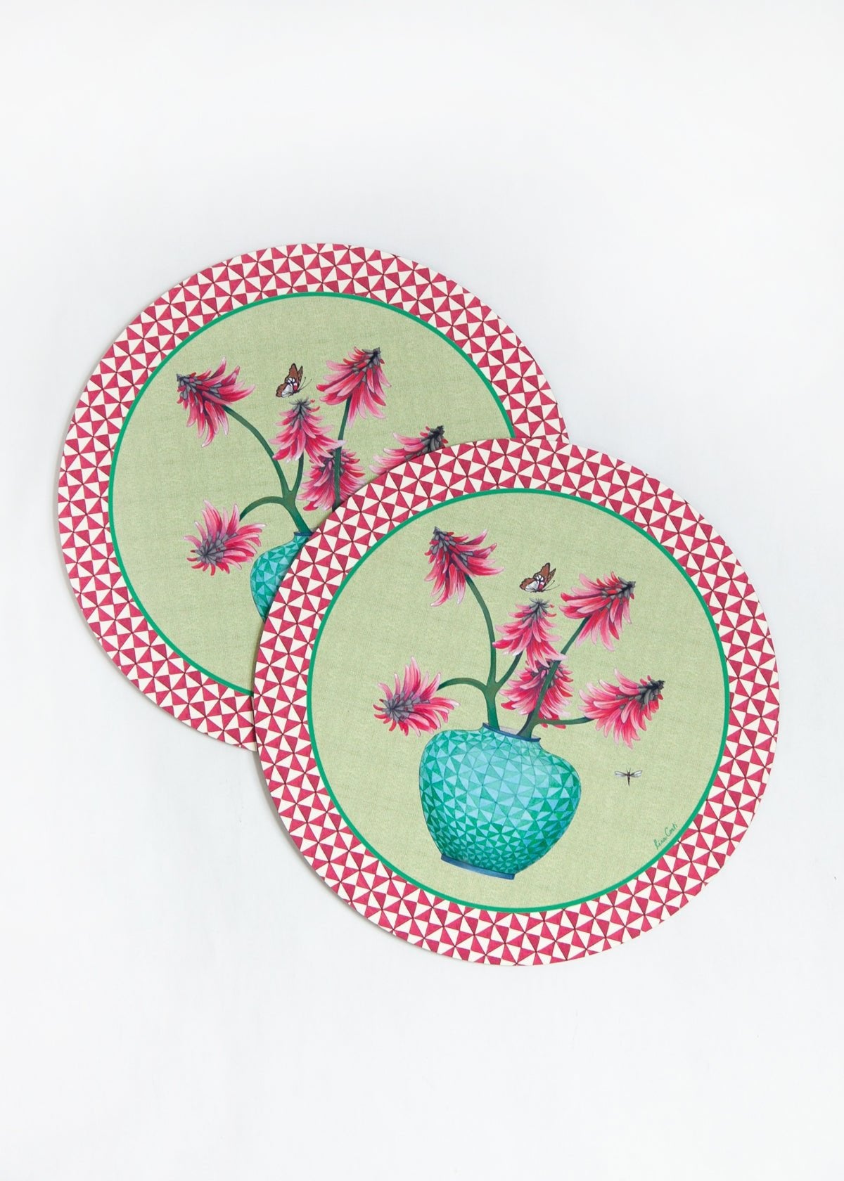 Lisa Corti Masonite Placemats Diam. 13.5"