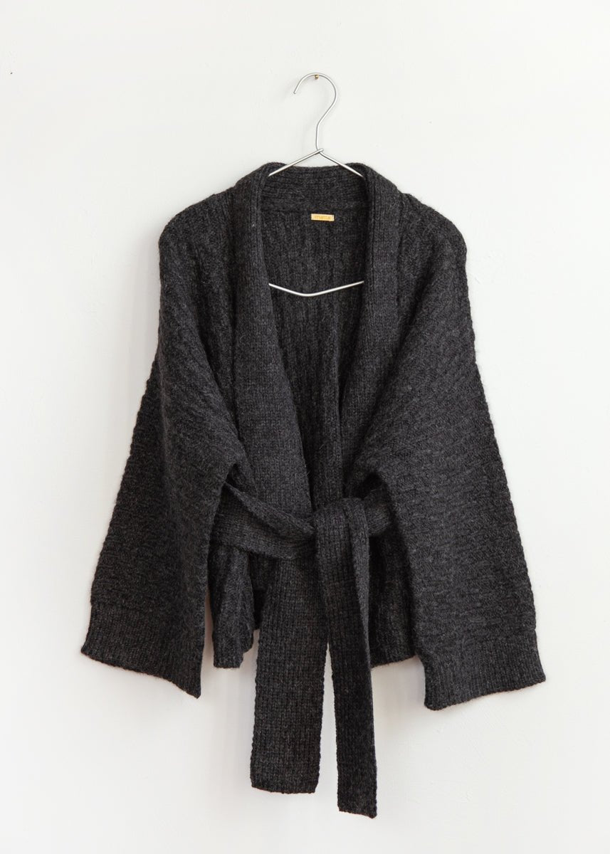 Kimono Pujpu Jacket - Charcoal