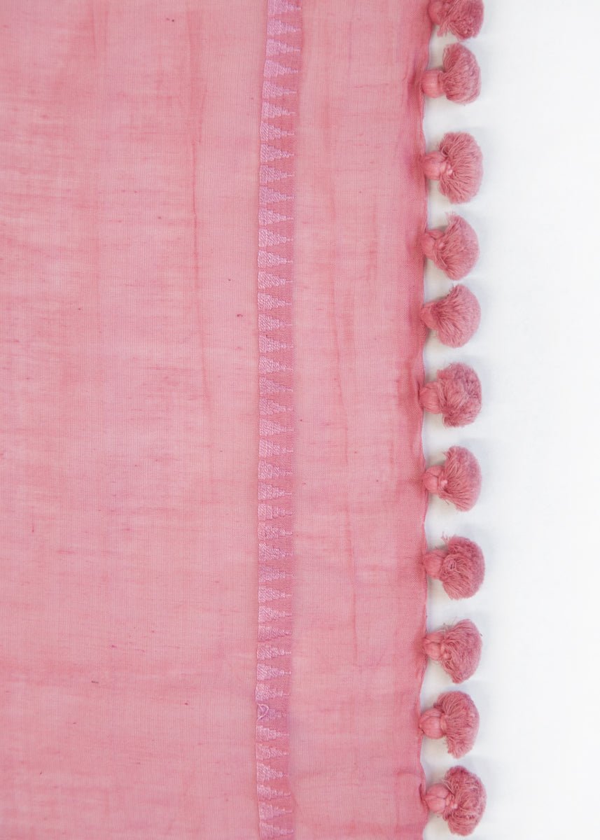 Dupatta Plain Shawl, Dogwood