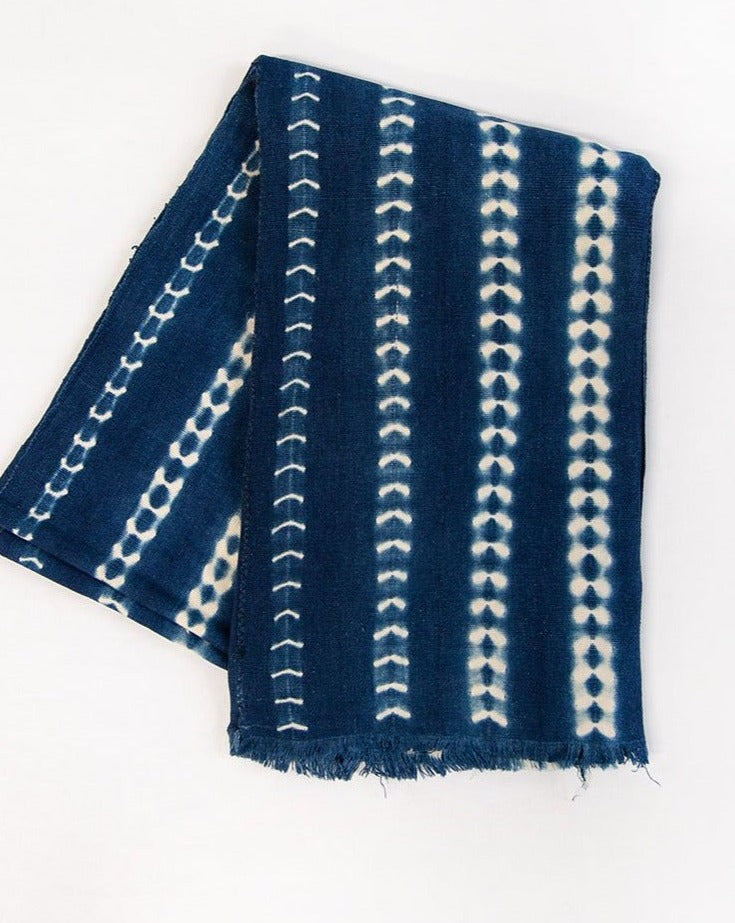 Indigo Mudcloth Textile,