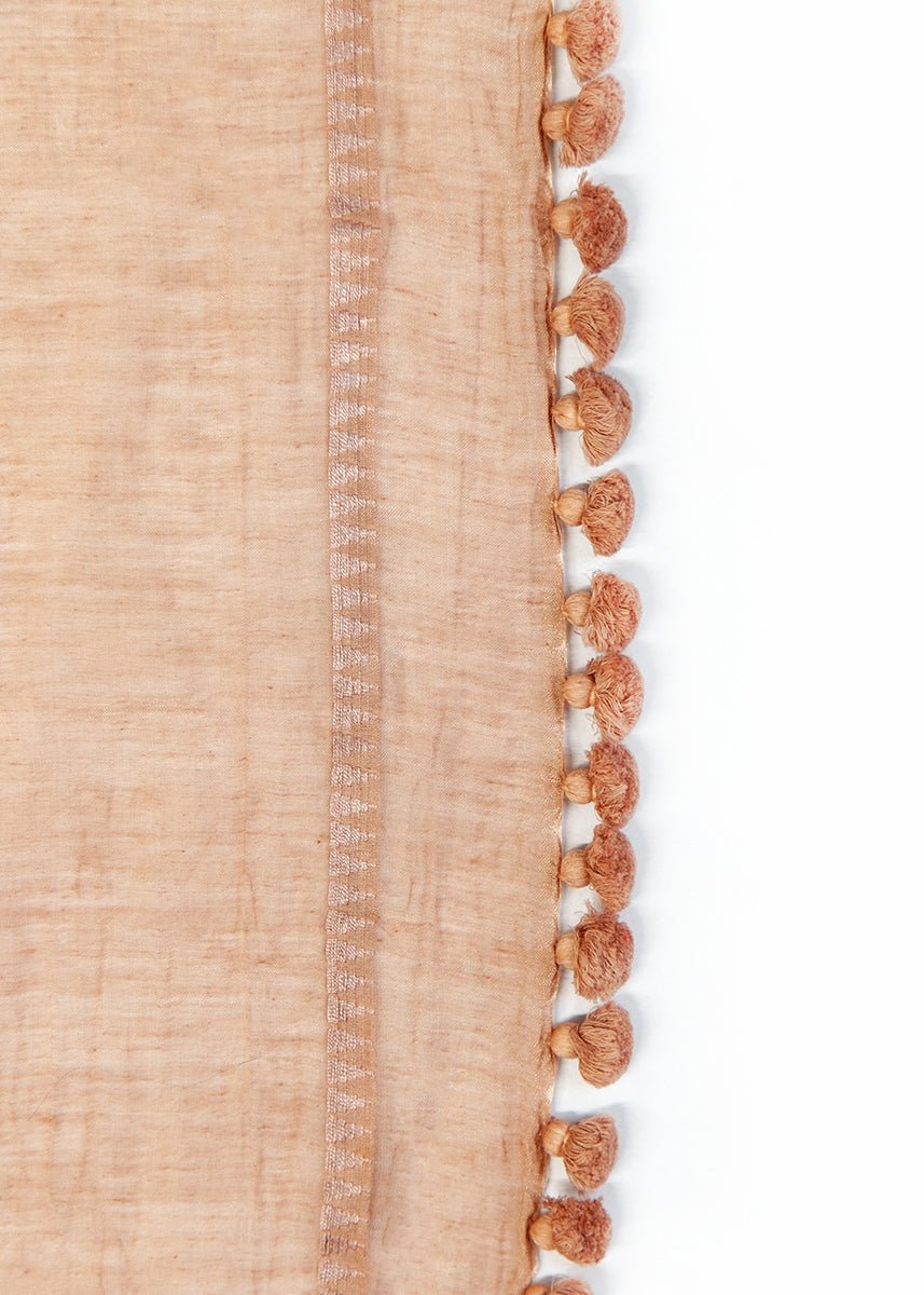 Dupatta Plain Shawl, Nut