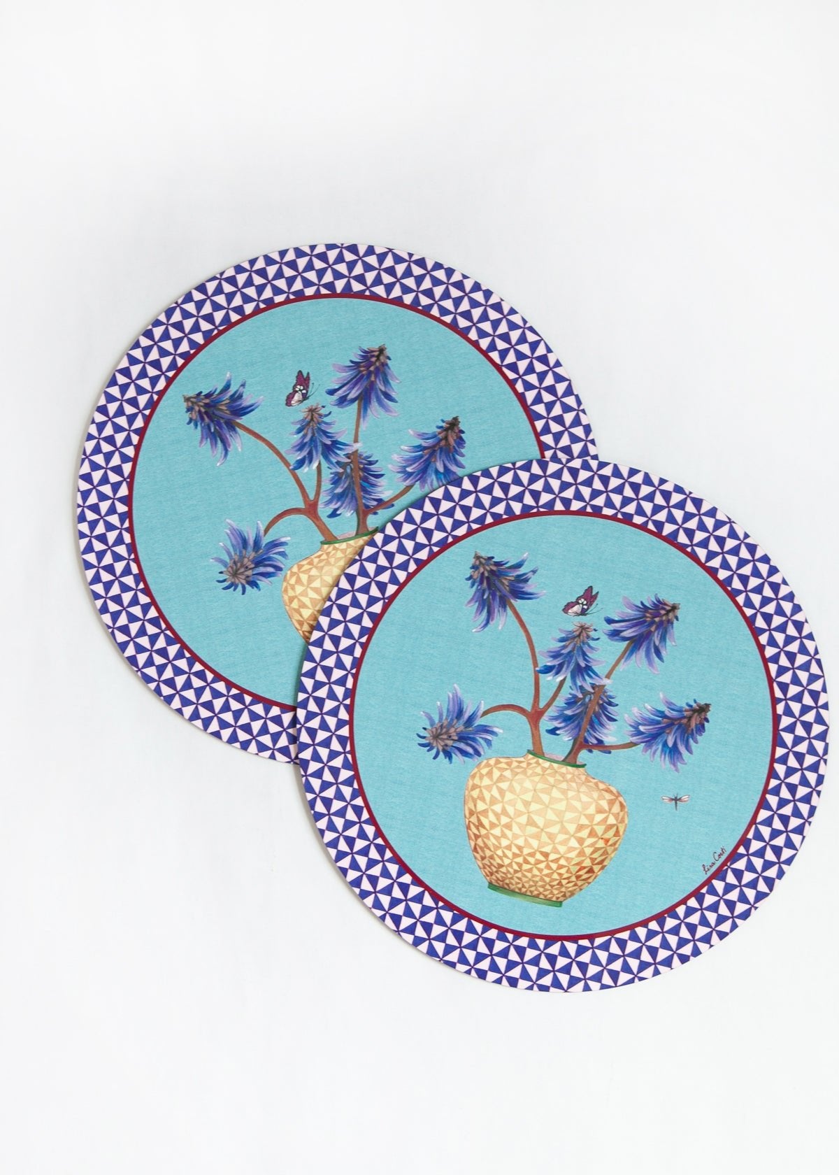 Lisa Corti Masonite Placemats Diam. 13.5"