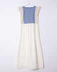 Nina Leuca Jilly Knitted Dress Blue/Cream