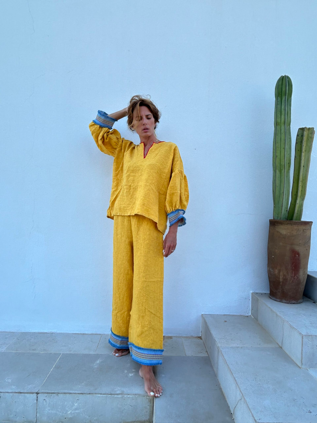Nina Leuca Tulum Top - Yellow