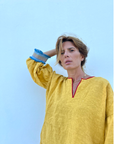 Nina Leuca Tulum Top - Yellow