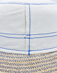 Lola Big Bread Basket Hat Natural/Cobalt