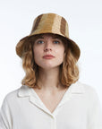 Wyeth Bailey Bucket Hat - Natural/Camel/Chocolate