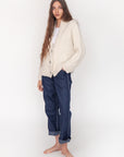 Huacaya Cardigan, Natural