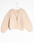 Ichi Antiquités Hand Knit Cardigan - White