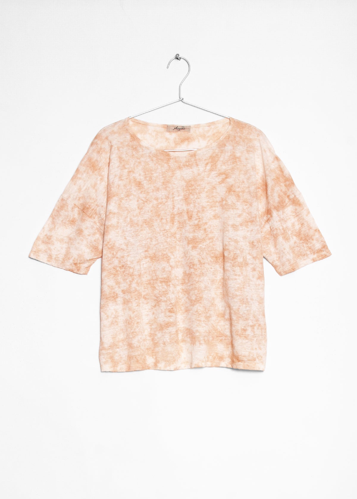 Ichi Antiquites Style 163 Tie Dye Jersey Pullover Pink