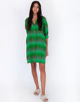 Shireen Ikat Shirtdress - Cactus