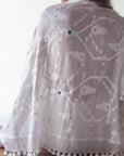 Dupatta Amrita Jamdani - White