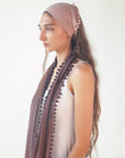 Dupatta Plain Scarf - Mauve