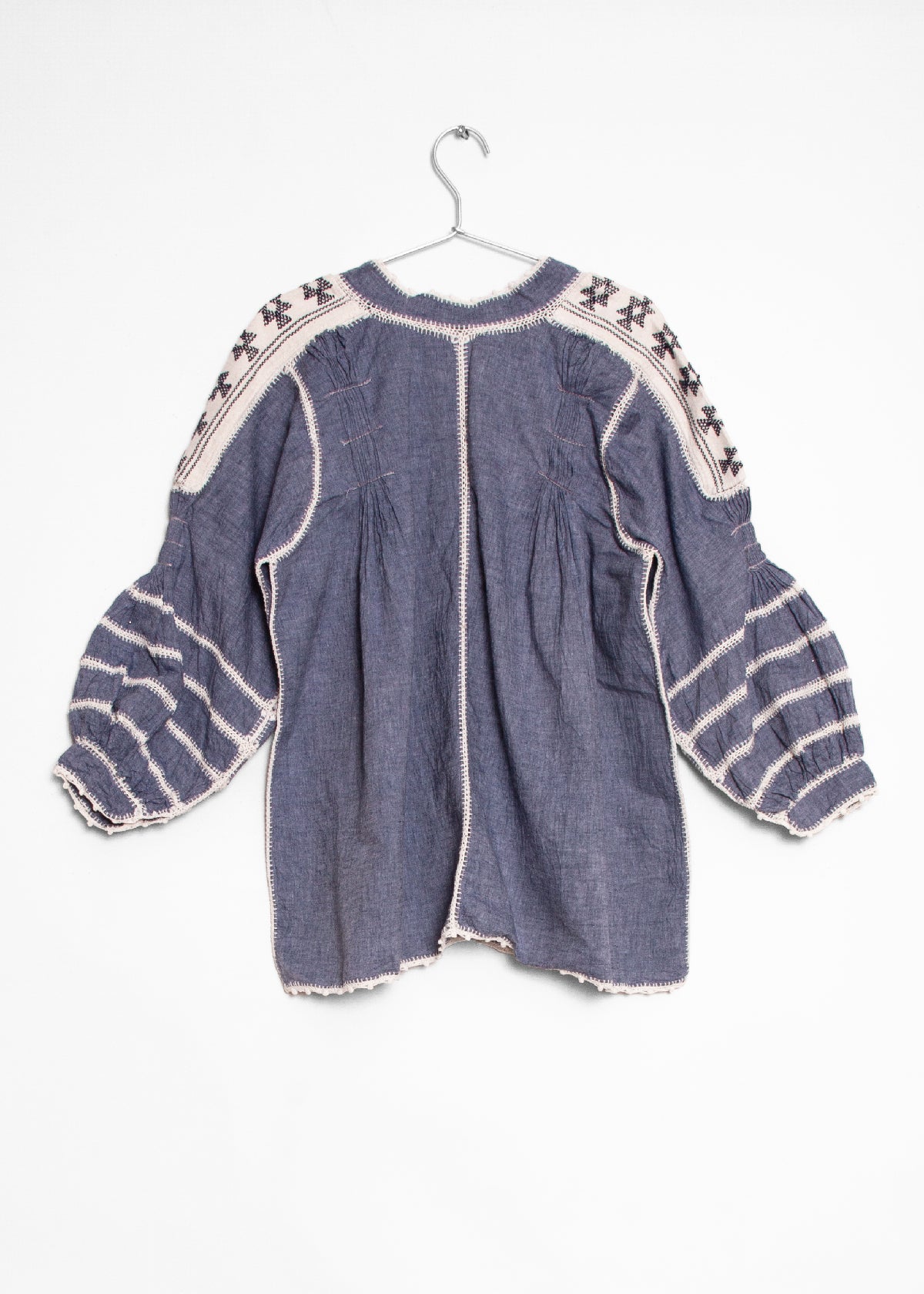 Sirena Chambray Top - Azul Marino