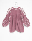 Sirena Chambray Top - Wine