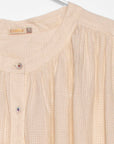 Bheeti Tiny Checks Top - Natural
