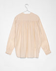 Bheeti Tiny Checks Top - Natural