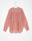 Bheeti Stripes Top - Tomato
