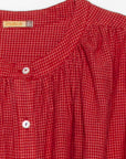 Bheeti Tiny Checks Top - Red